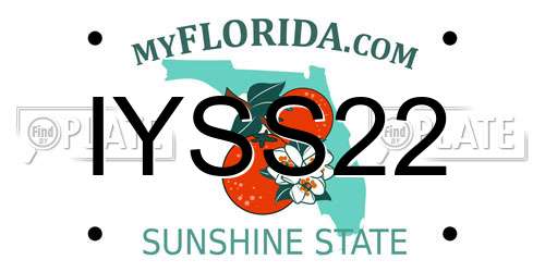 IYSS22 Florida License Plate