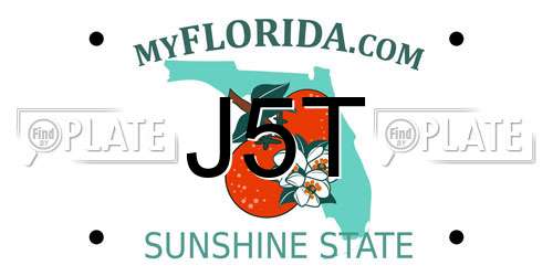 J5T Florida License Plate