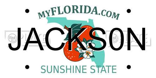 JACKS0N Florida License Plate