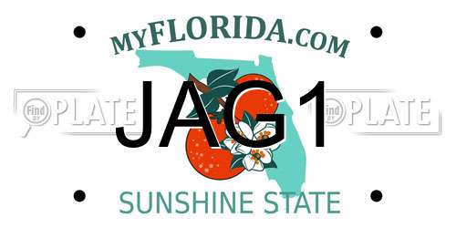 JAG1 Florida License Plate