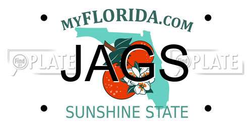 JAGS Florida License Plate