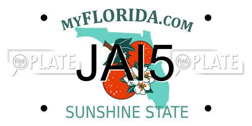JAI5 Florida License Plate
