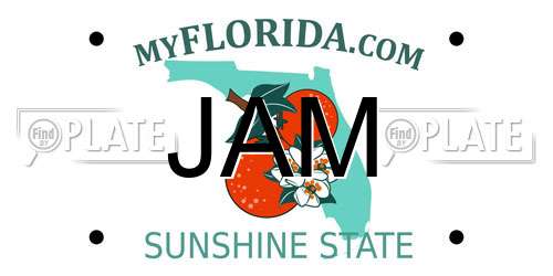 JAM Florida License Plate