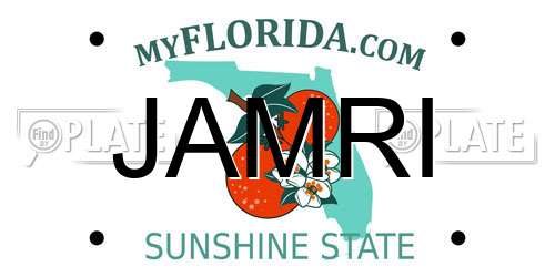 JAMRI Florida License Plate