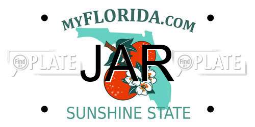 JAR Florida License Plate