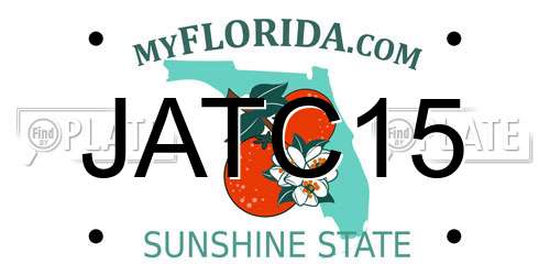 JATC15 Florida License Plate