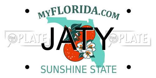 JATY Florida License Plate