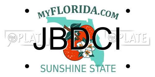 JBDCI Florida License Plate