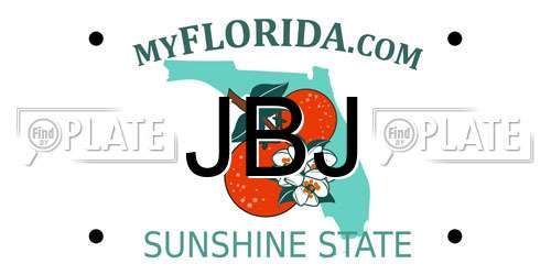 JBJ Florida License Plate