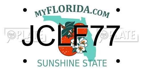JCLF77 Florida License Plate