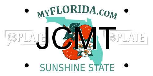 JCMT Florida License Plate