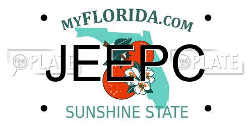 JEEPC Florida License Plate