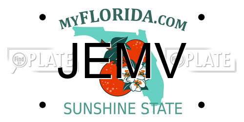 JEMV Florida License Plate