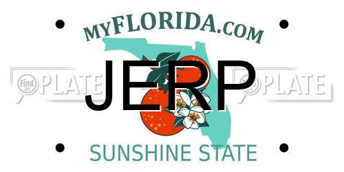 JERP Florida License Plate