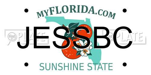 JESSBC Florida License Plate