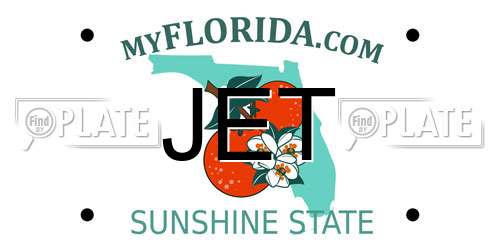 JET Florida License Plate