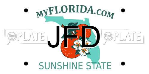 JFD Florida License Plate