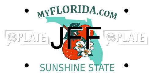 JFF Florida License Plate