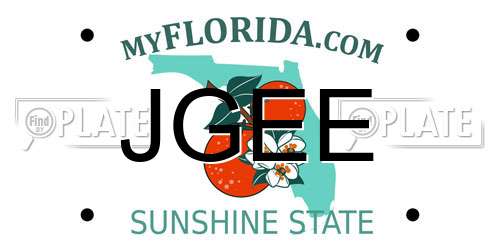 JGEE Florida License Plate