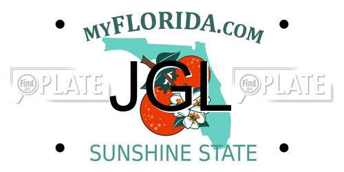 JGL Florida License Plate