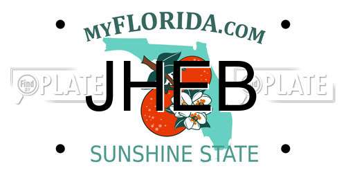 JHEB Florida License Plate