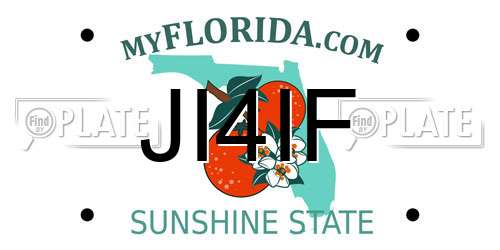 JI4IF Florida License Plate