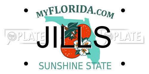 JILLS Florida License Plate