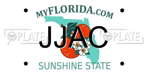 JJAC Florida License Plate