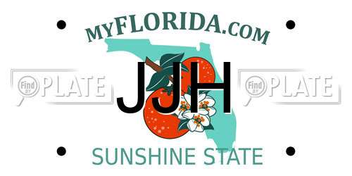 JJH Florida License Plate