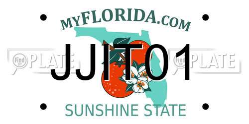 JJIT01 Florida License Plate