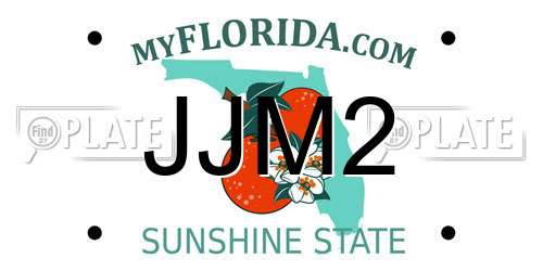 JJM2 Florida License Plate