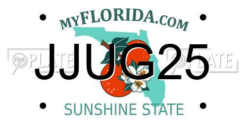 JJUG25 Florida License Plate