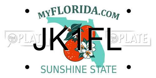 JK1FL Florida License Plate