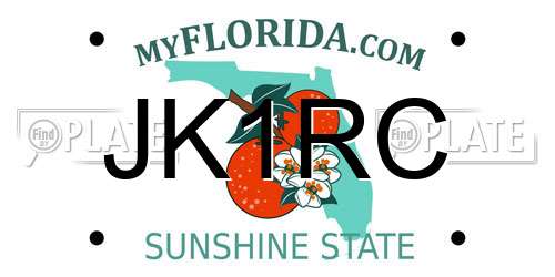JK1RC Florida License Plate