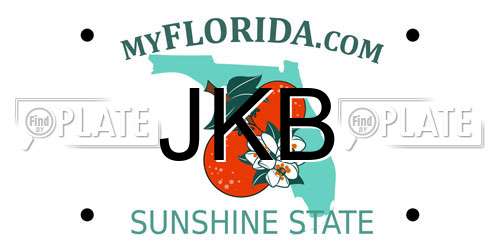 JKB Florida License Plate