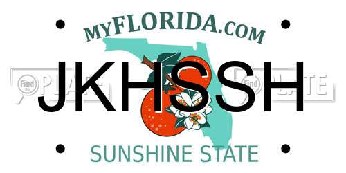 JKHSSH Florida License Plate