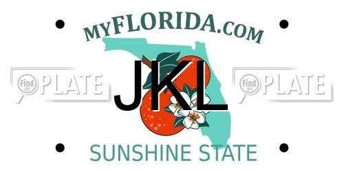 JKL Florida License Plate