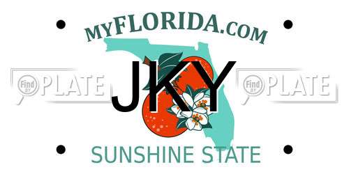 JKY Florida License Plate
