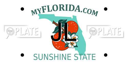 JL Florida License Plate