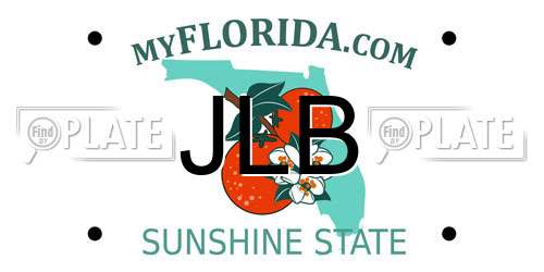 JLB Florida License Plate