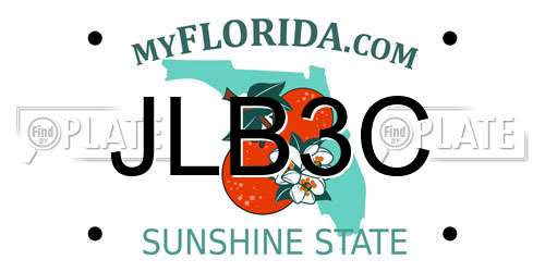 JLB3C Florida License Plate