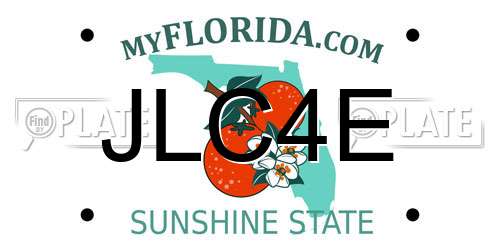 JLC4E Florida License Plate