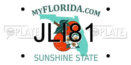 JLI81 Florida License Plate