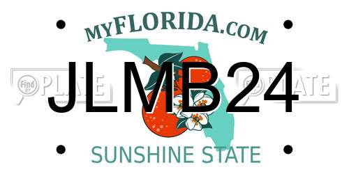 JLMB24 Florida License Plate