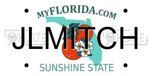 JLMITCH Florida License Plate