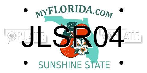 JLSR04 Florida License Plate