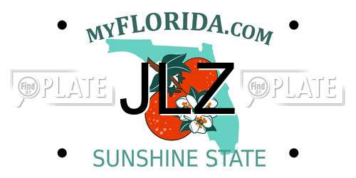 JLZ Florida License Plate