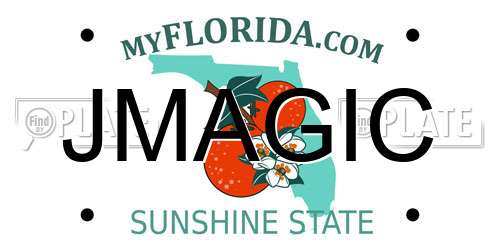 JMAGIC Florida License Plate