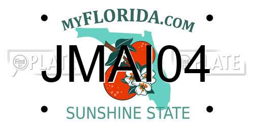 JMAI04 Florida License Plate