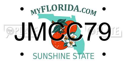 JMCC79 Florida License Plate